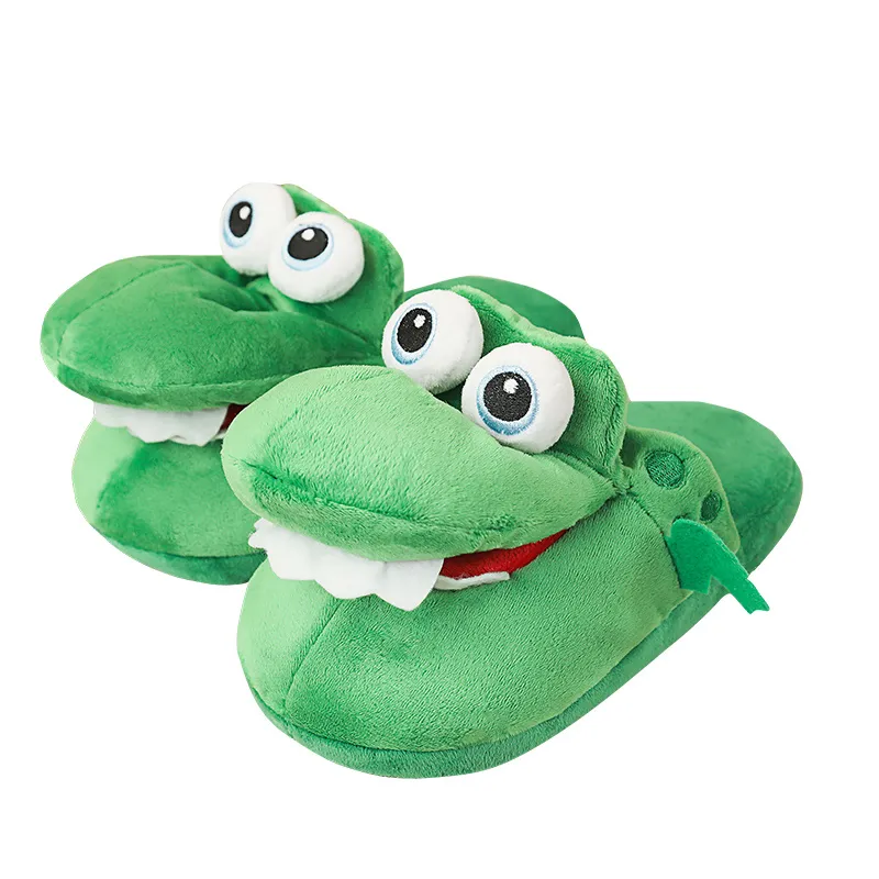 Frog Plush Slippers -1