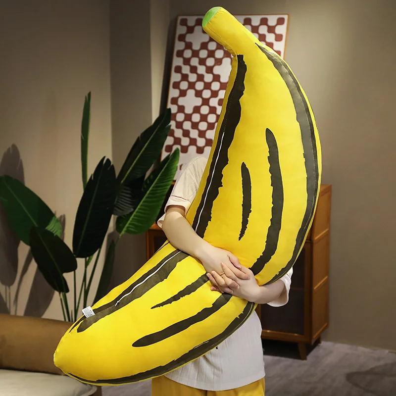 Jamaican Banana Plush | 120cm Giant Soft Cartoon Banana Plush Toys -3