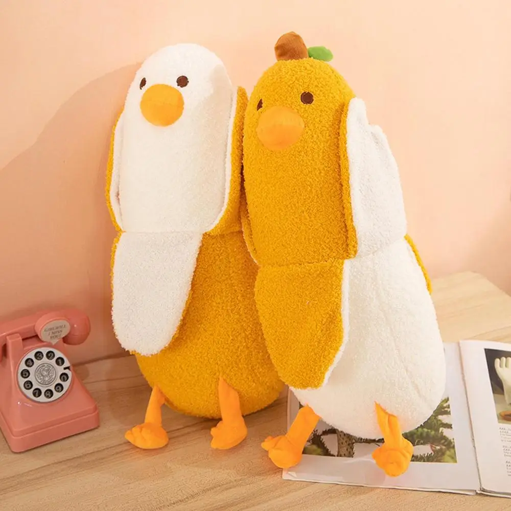 Duck Banana Stuffed Toy | 27cm Plush For Bed Comfortable Huggable Pillow -7