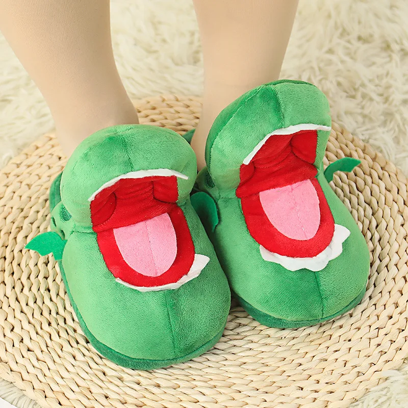 Frog Plush Slippers -3