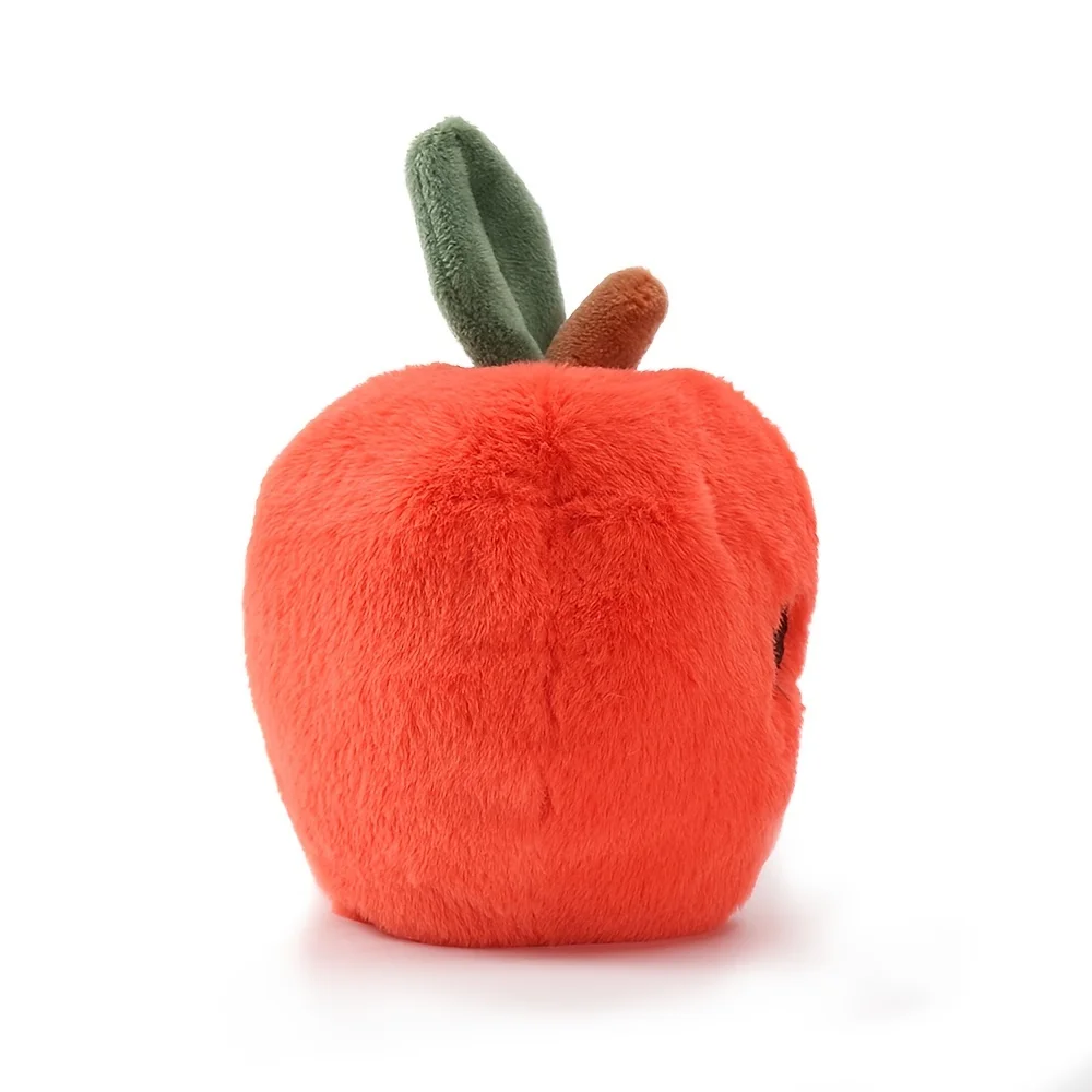 Red Apple Plush Toy | Baby Sensory and Cognition, Cute Expression -4