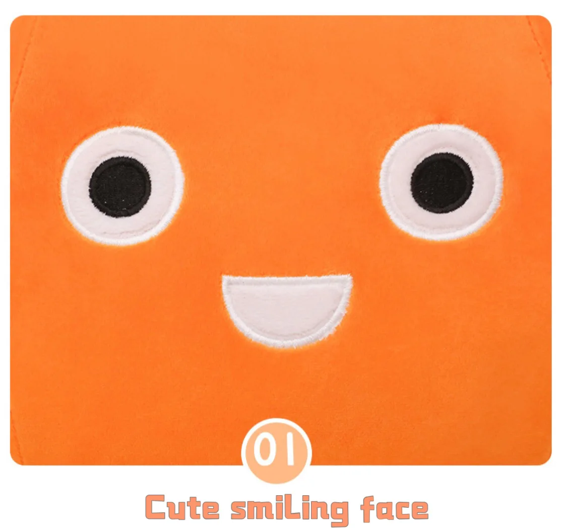 Sweet Orange Plushie Doll | Cartoon Smiling Face Fruit Plush Toy -11