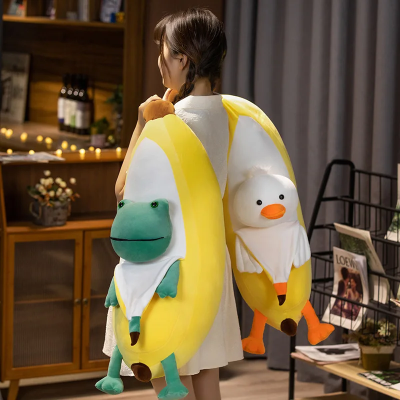 Frog Banana Plush Toy -4