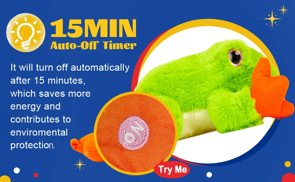 Leap Frog Stuffed Musical Animal | 35cm Glowing Luminous Doll -3