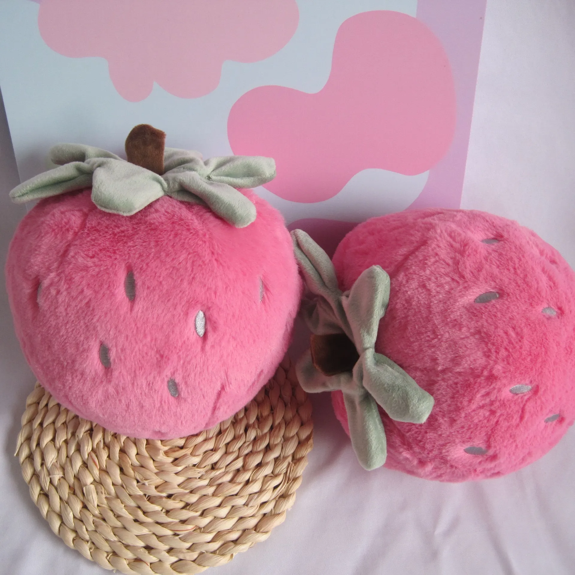 Soft Cute Strawberry Plush -6