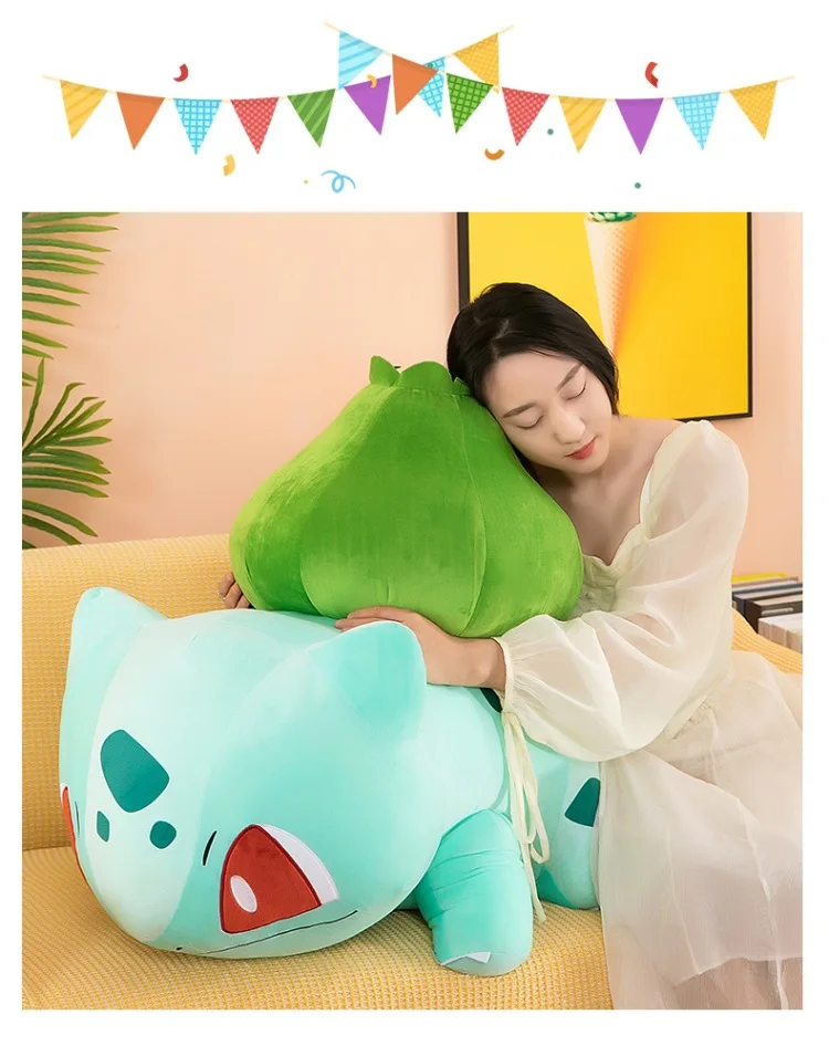 Korean Bulbasaur Plush | Big Size 45cm Pokemon Bulbasaur TAKARA Venusaur Plush -6