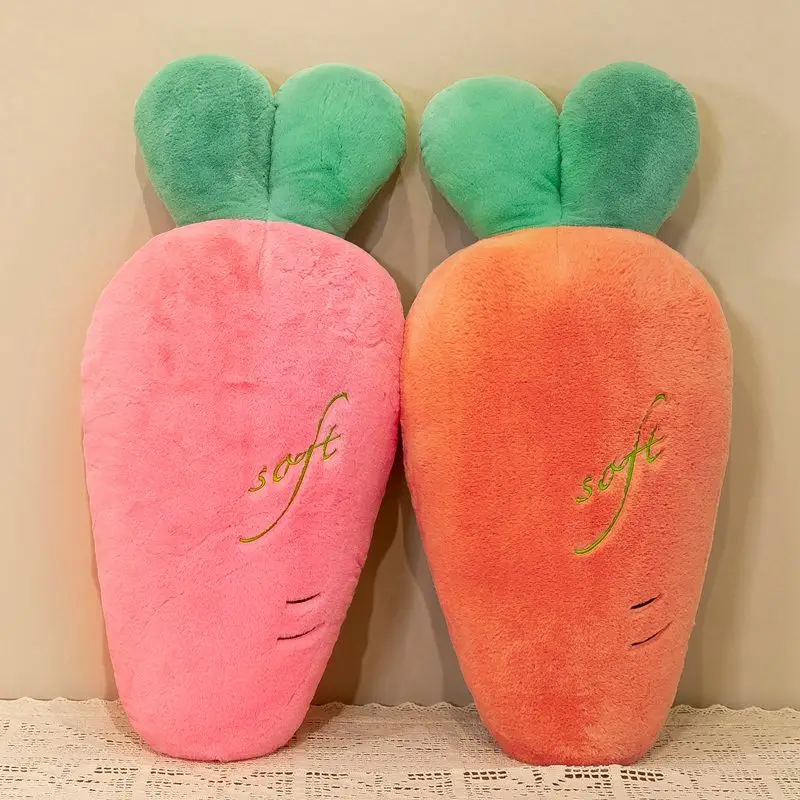 Cartoon Carrot Plush Toy | 50/70/90cm Soft Fluffy Simulation Vegetable Pillow -5