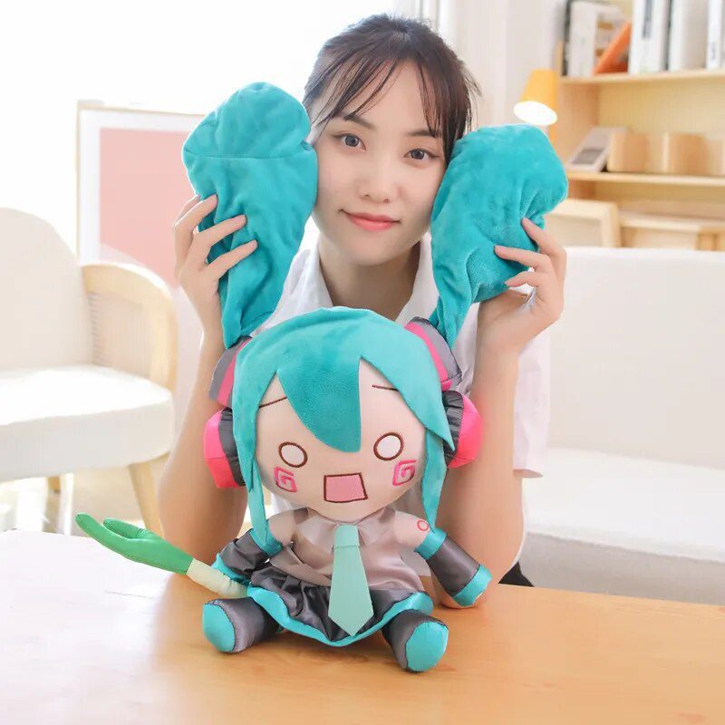 Miku Fuwa Fuwa Plush | Anime Original Preciality SEGA Hatsune Miku Spring Onion Plush Toys -4