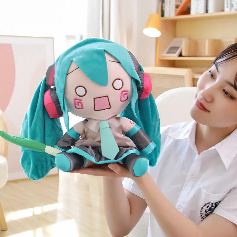 Miku Fuwa Fuwa Plush | Anime Original Preciality SEGA Hatsune Miku Spring Onion Plush Toys -7