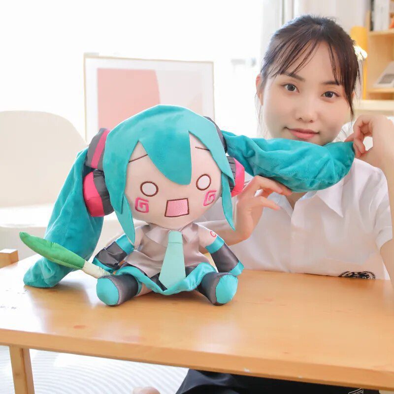 Miku Fuwa Fuwa Plush | Anime Original Preciality SEGA Hatsune Miku Spring Onion Plush Toys -2