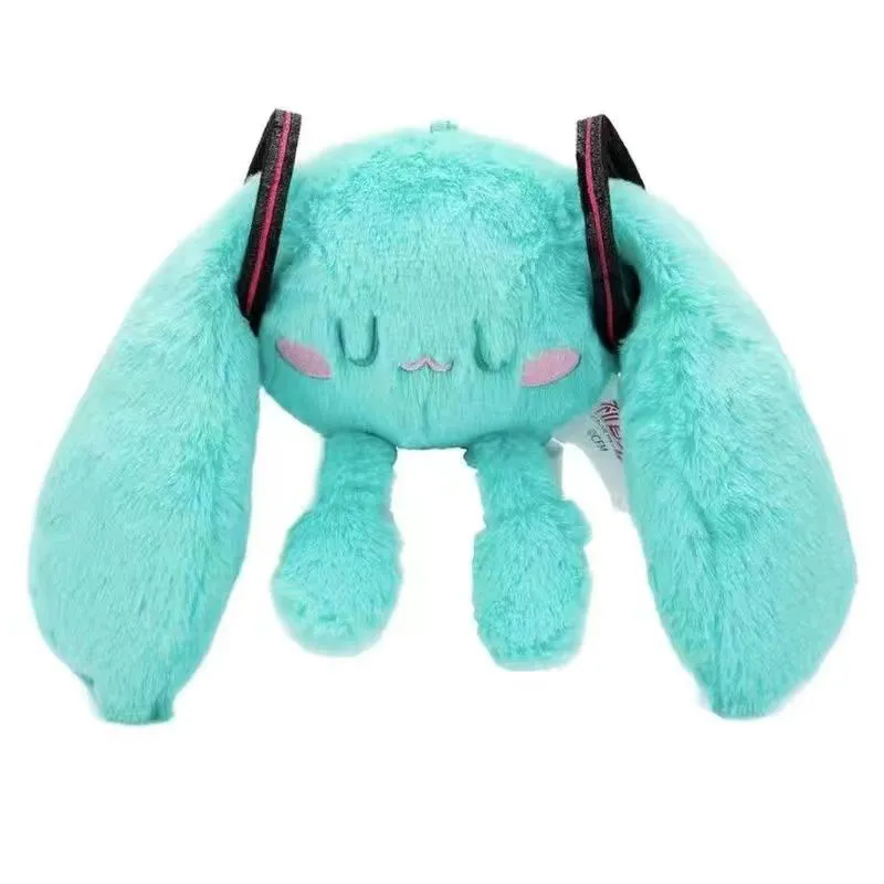 Miku Fluffy Plush Keychain |  Cartoon Car Key Tote Bag -6