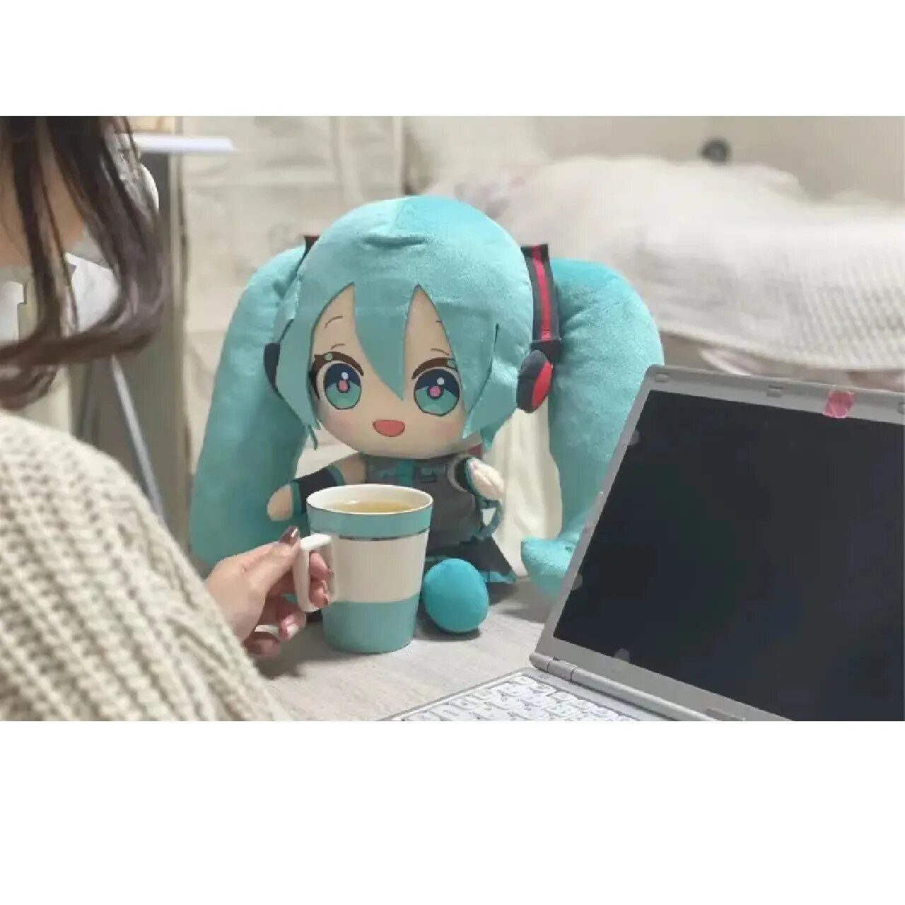 Духовная Мику плюшевая | Hatsune Miku Anime Peripherals Плюшевая кукла Фуфу  - Plushie Pulse