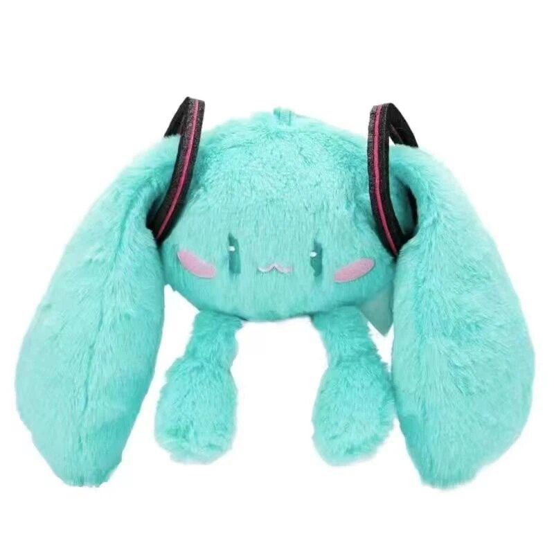 Miku Fluffy Plush Keychain |  Cartoon Car Key Tote Bag -5