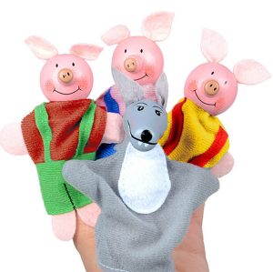 Three Little Pigs And Wolf Kids Stuffed (4)