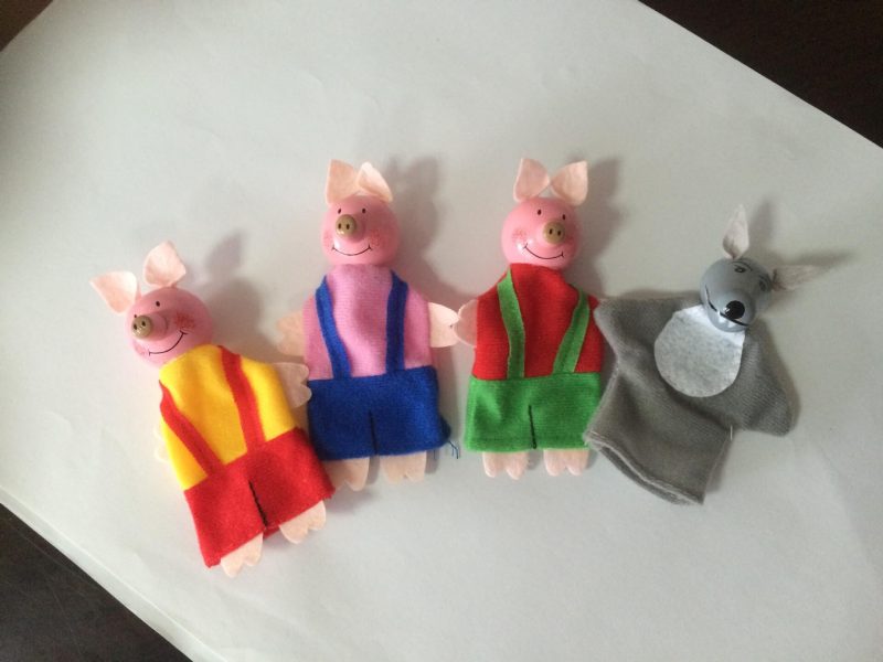 Three Little Pigs And Wolf Kids Stuffed (6)