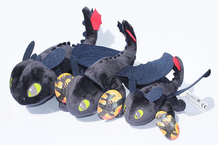 How to Train Your Dragon Toothless Plush｜Dragon 3 Night Fury Plush Toy -2