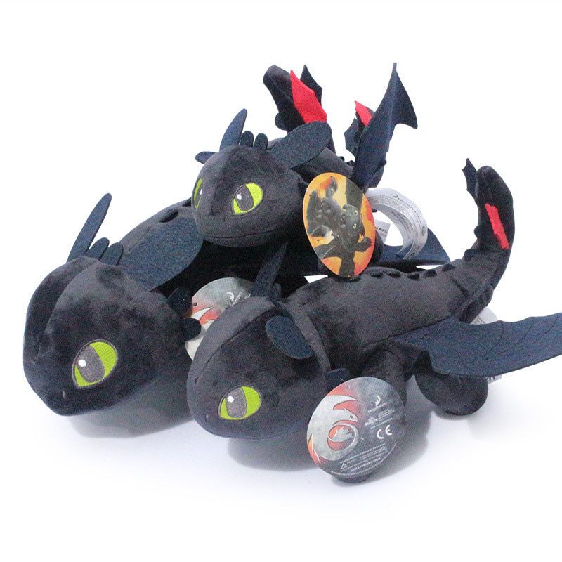 How to Train Your Dragon Toothless Plush｜Dragon 3 Night Fury Plush Toy -1