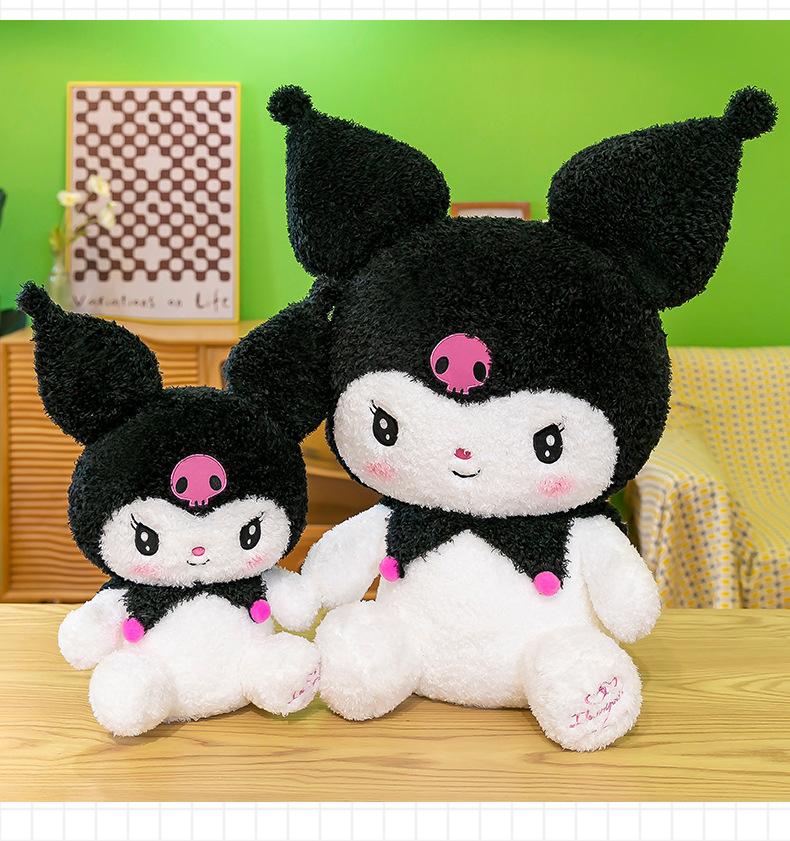 Hello Kitty Kuromi Plush | 27.6-inch Big Size Sanrio Kuromi Plush Toys - Home Decor Pillow Toy -6