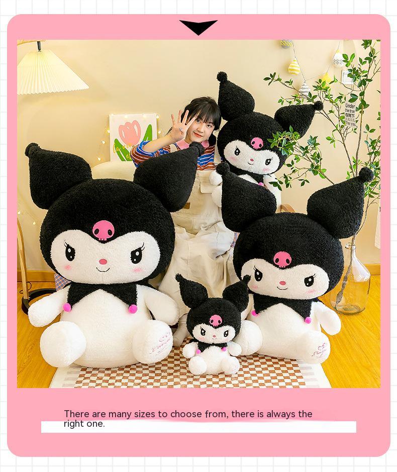 Hello Kitty Kuromi Plush | 27.6-inch Big Size Sanrio Kuromi Plush Toys - Home Decor Pillow Toy -8