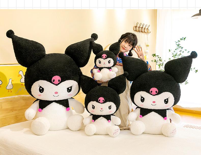 Hello Kitty Kuromi Plush | 27.6-inch Big Size Sanrio Kuromi Plush Toys - Home Decor Pillow Toy -17