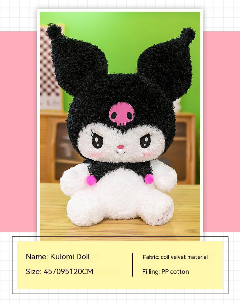 Hello Kitty Kuromi Plush | 27.6-inch Big Size Sanrio Kuromi Plush Toys - Home Decor Pillow Toy -4