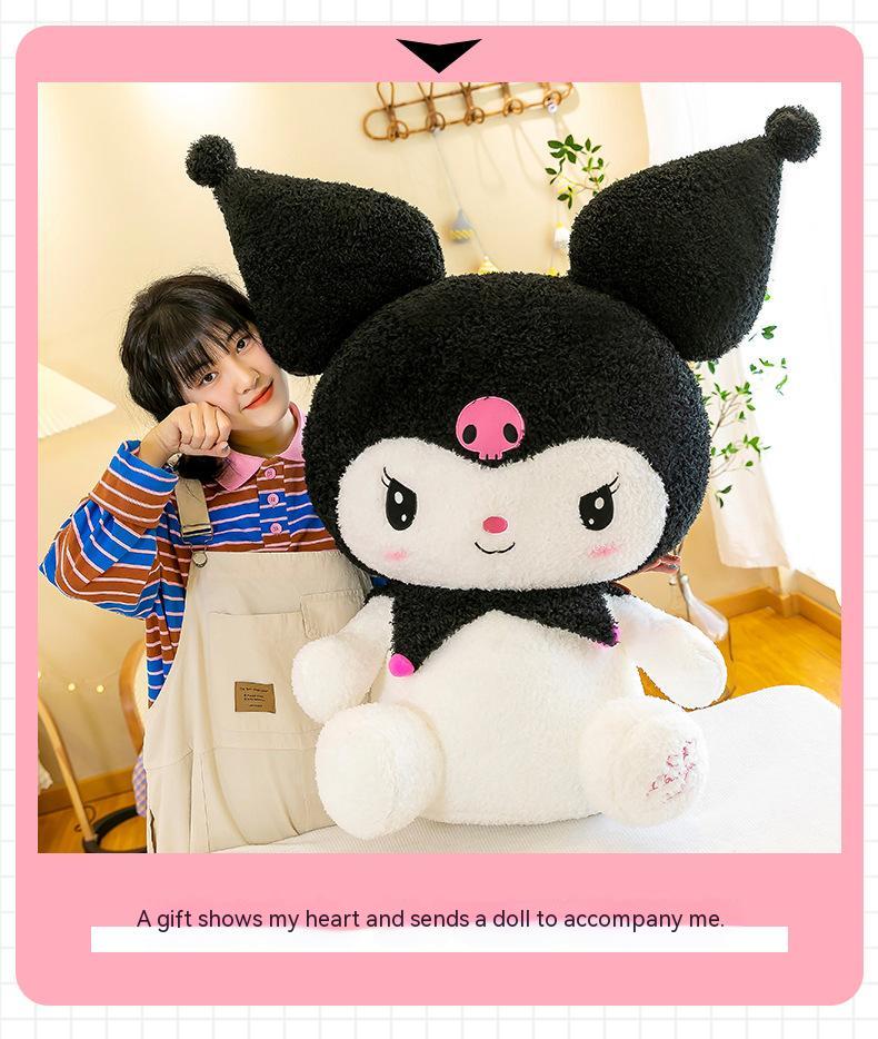 Hello Kitty Kuromi Plush | 27.6-inch Big Size Sanrio Kuromi Plush Toys - Home Decor Pillow Toy -9