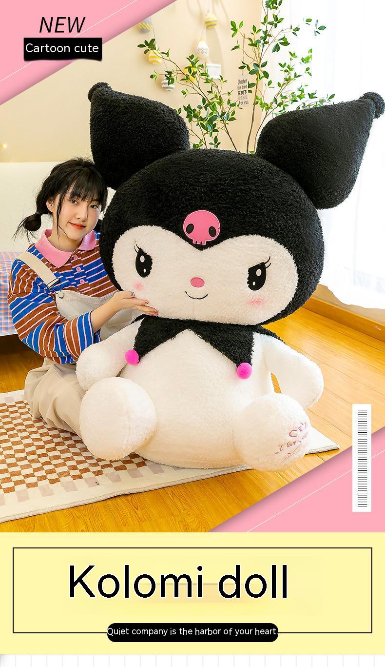 Hello Kitty Kuromi Plush | 27.6-inch Big Size Sanrio Kuromi Plush Toys - Home Decor Pillow Toy -1