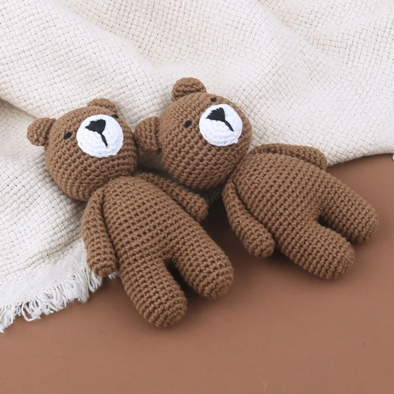 Adorable crochet bear for infants