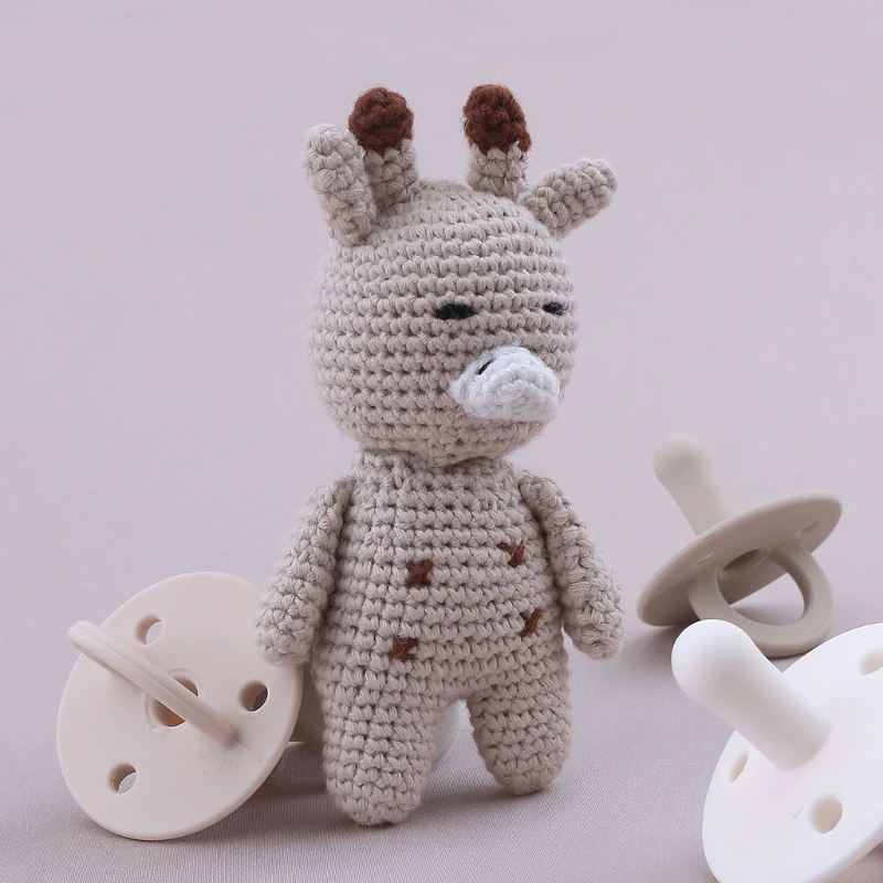 Cotton crochet bear for toddlers