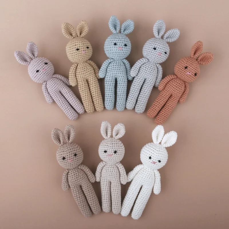 Cotton crochet rabbit for infants