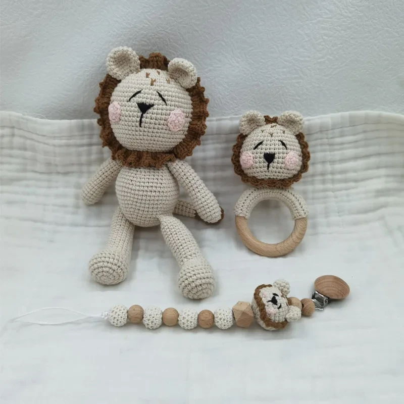 Crochet baby teether