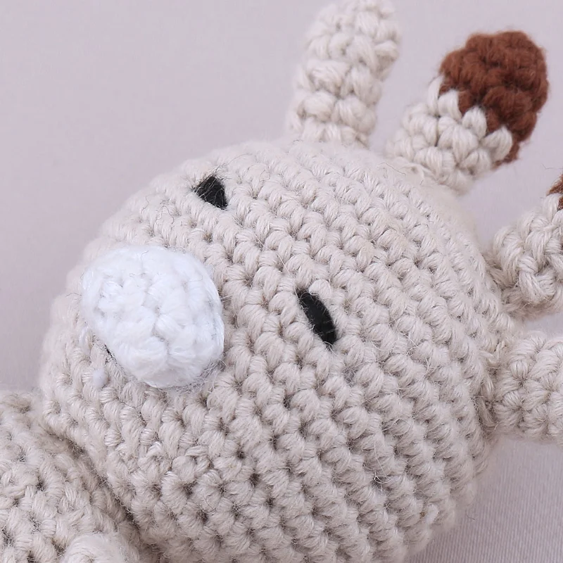 Crochet bear comfort toy