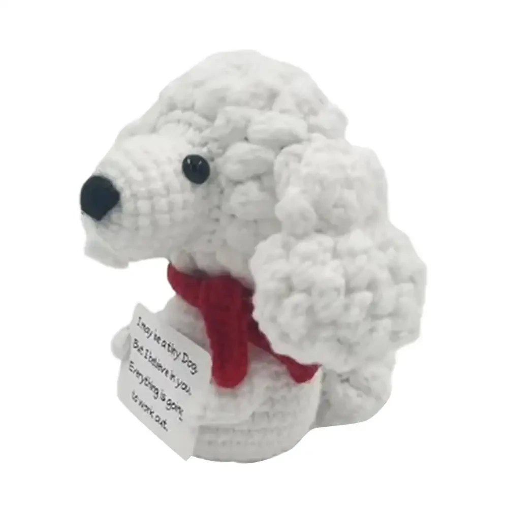 Crochet puppy plush toy