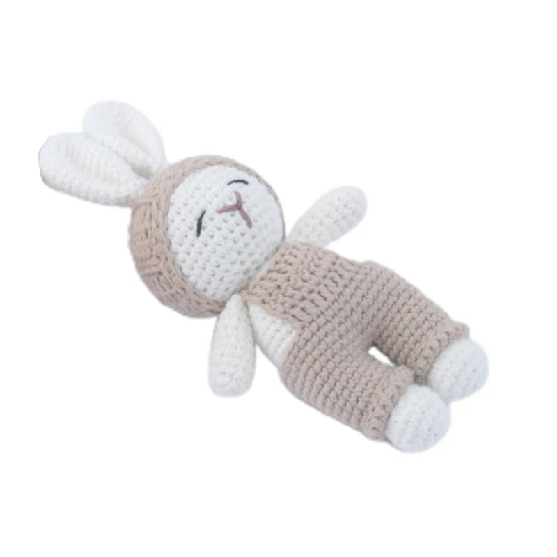 Crochet rabbit plush toy