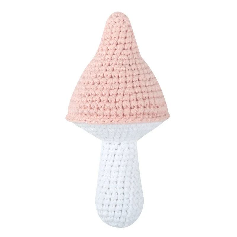 Handmade crochet mushroom toy