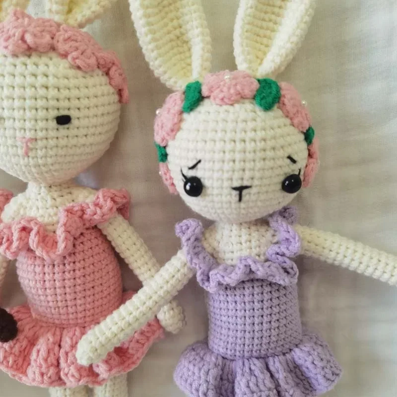 Handmade crochet toys for babies