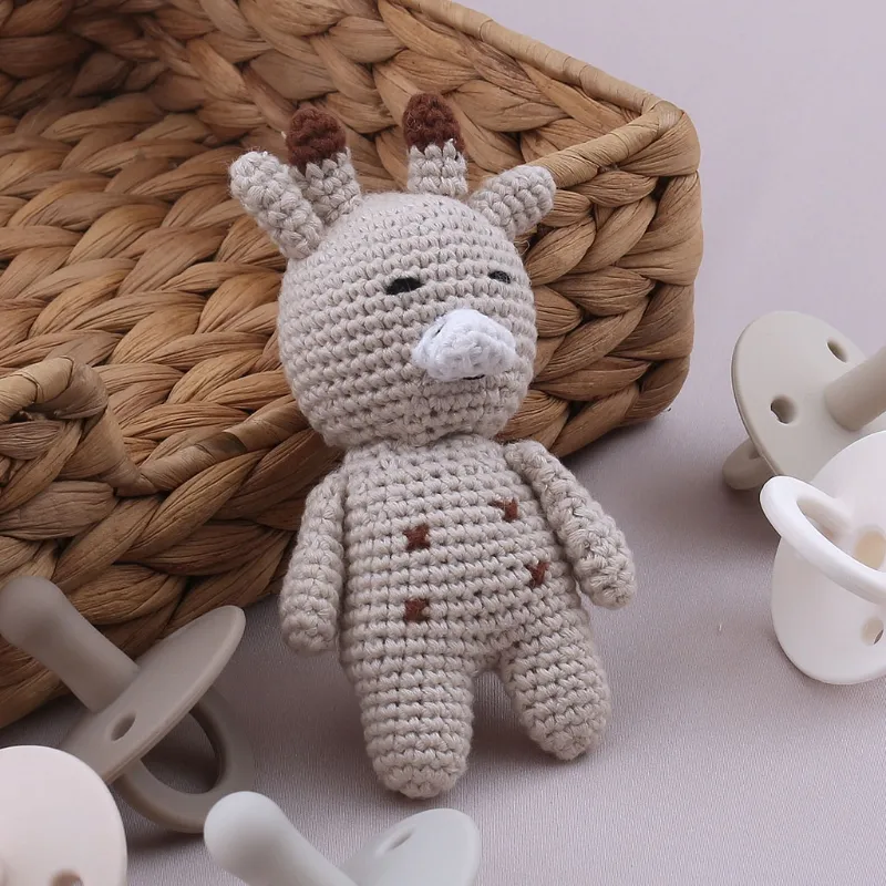 Infant cotton crochet plush