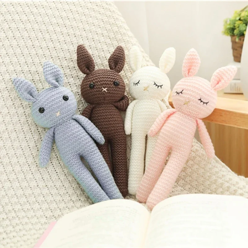 Interactive knitted doll for children