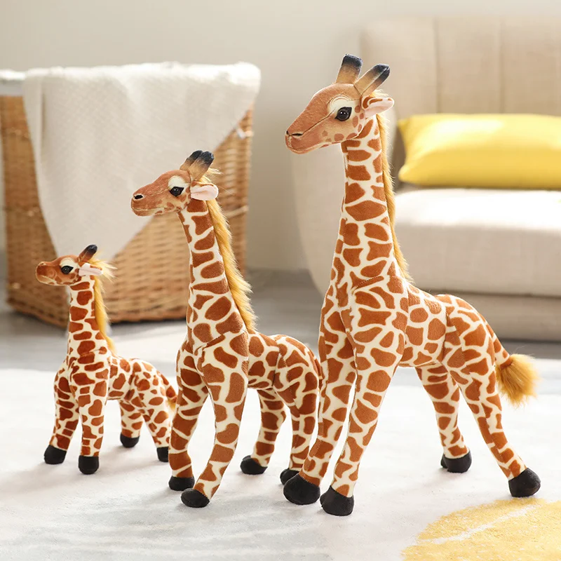 Giant Giraffe Stuffed Animal | 30-60cm Real Life Giraffe Plush -13