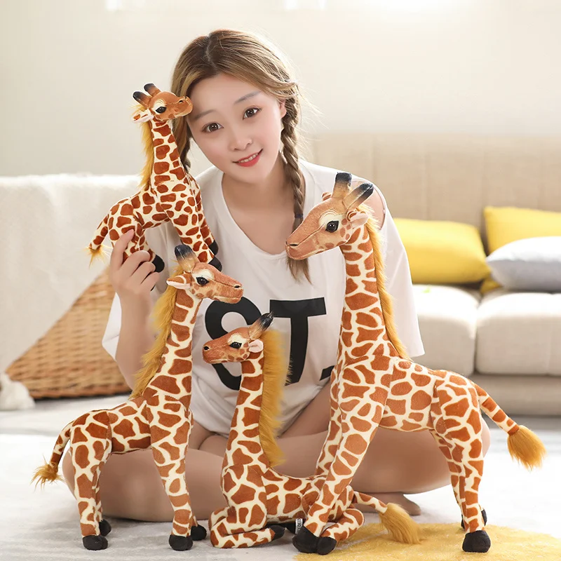 Giant Giraffe Stuffed Animal | 30-60cm Real Life Giraffe Plush -6