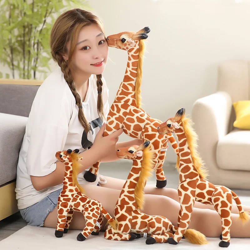 Giant Giraffe Stuffed Animal | 30-60cm Real Life Giraffe Plush -1