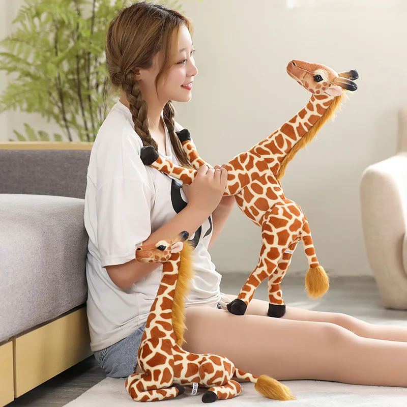 Giant Giraffe Stuffed Animal | 30-60cm Real Life Giraffe Plush -4