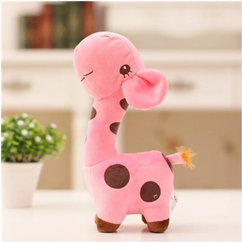 Pink Giraffe Stuffed Animal | Unisex Cute Gift Plush Giraffe - Colorful Gifts toys -3