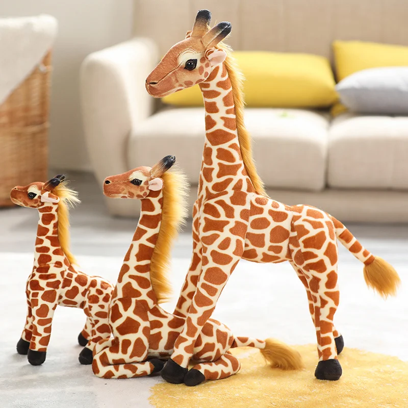 Giant Giraffe Stuffed Animal | 30-60cm Real Life Giraffe Plush -7