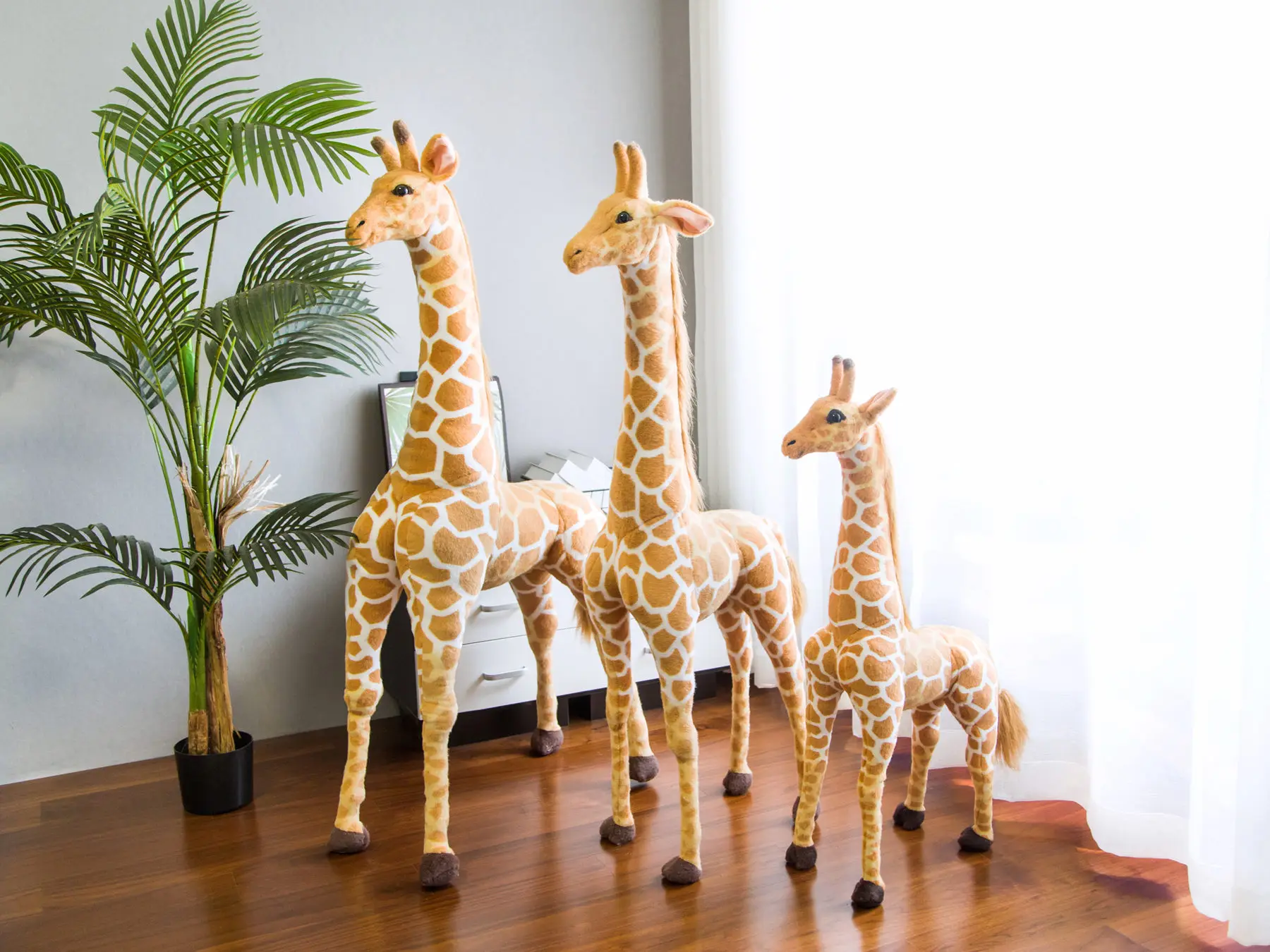 Life Size Giraffe Stuffed Animal | Kawaii Giraffe Plush Toys for Kids Children Baby Birthday Gift -1