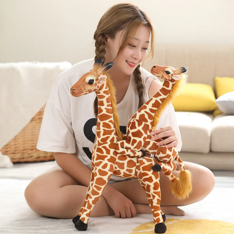 Giant Giraffe Stuffed Animal | 30-60cm Real Life Giraffe Plush -5