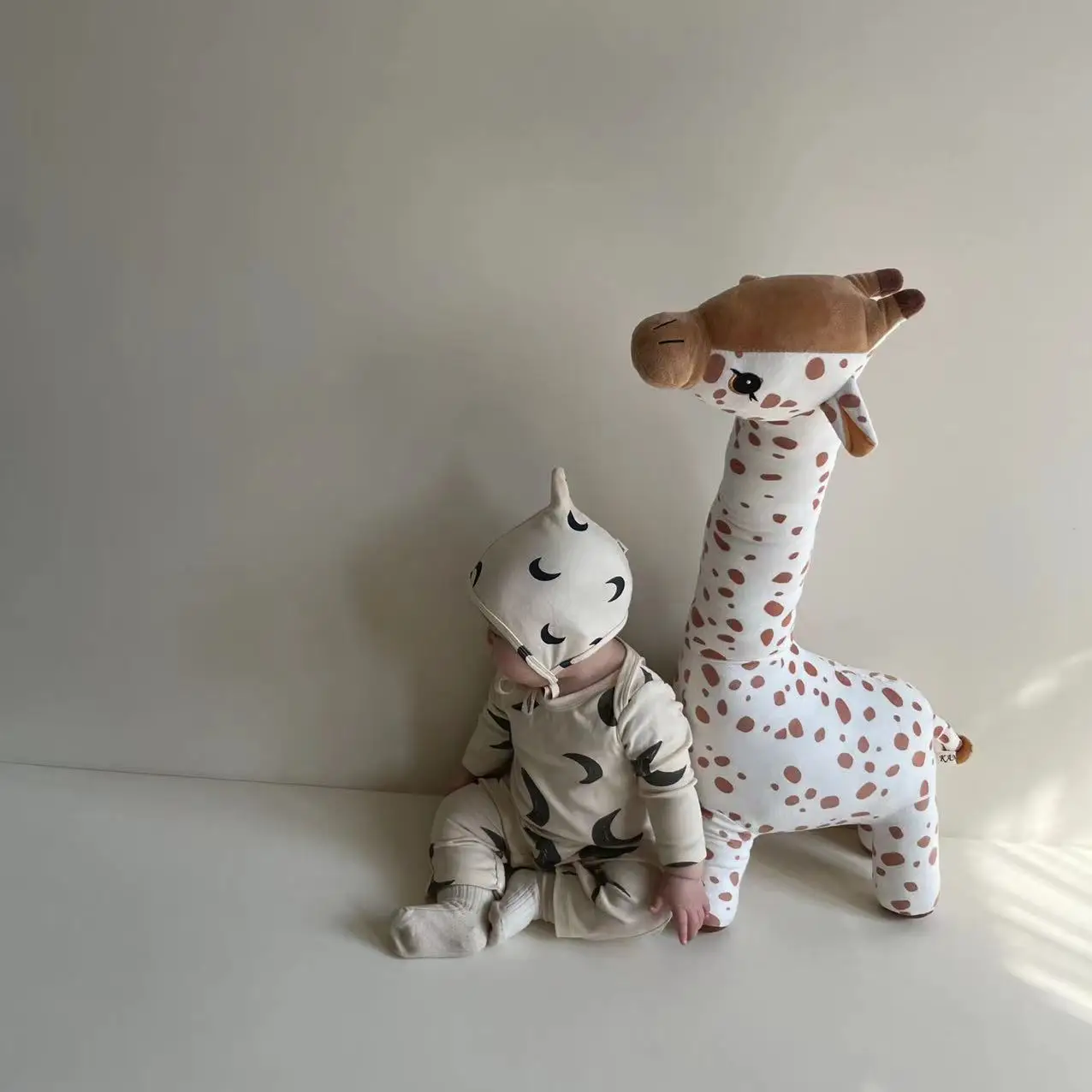 White Giraffe Stuffed Animal | Simulation Giraffe Soft Plush Toys -5