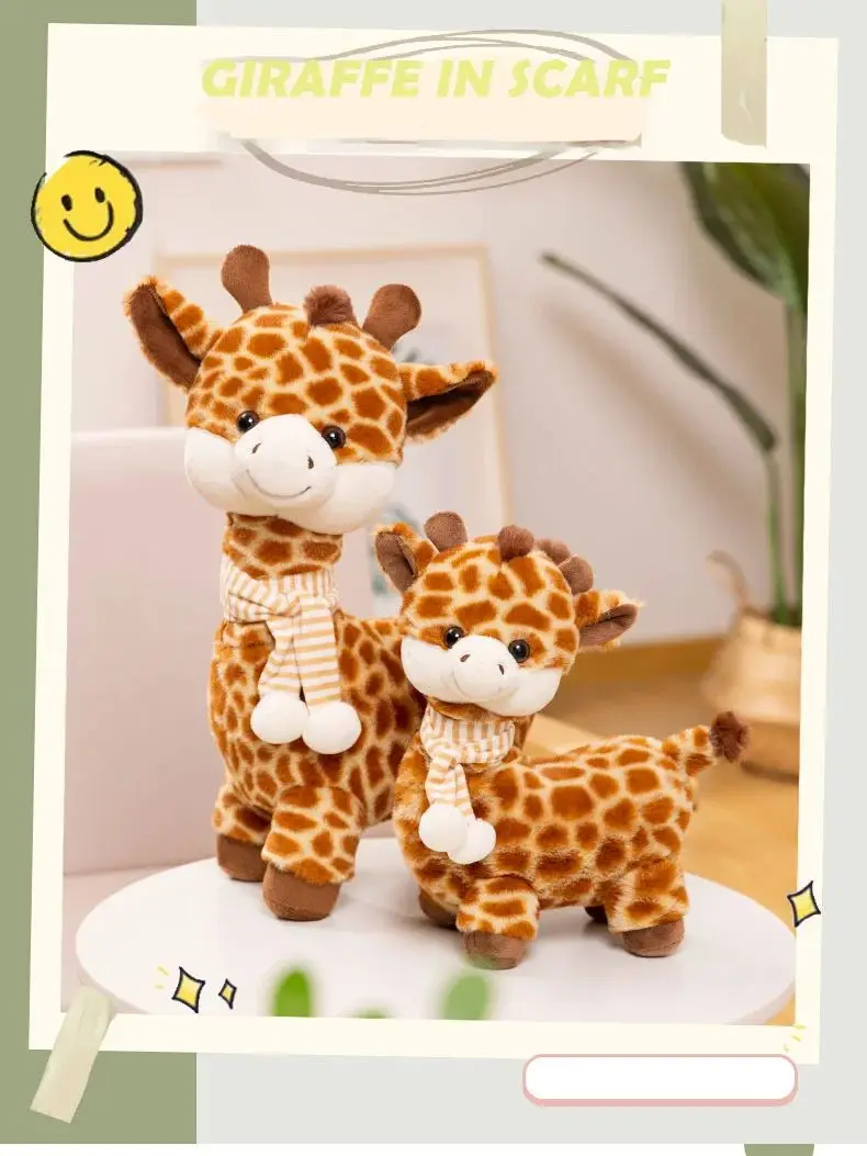 Baby Giraffe Stuffed Animal ｜ 30/45/55cm Giraffe Plush - Party Gift Zoo Plush Animal -1