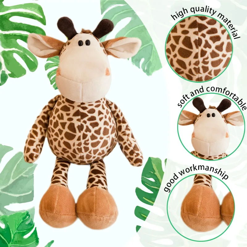 Weighted Giraffe Stuffed Animal | 9.8inch Giraffe Plush Toy - for Kids Christmas Gifts -2