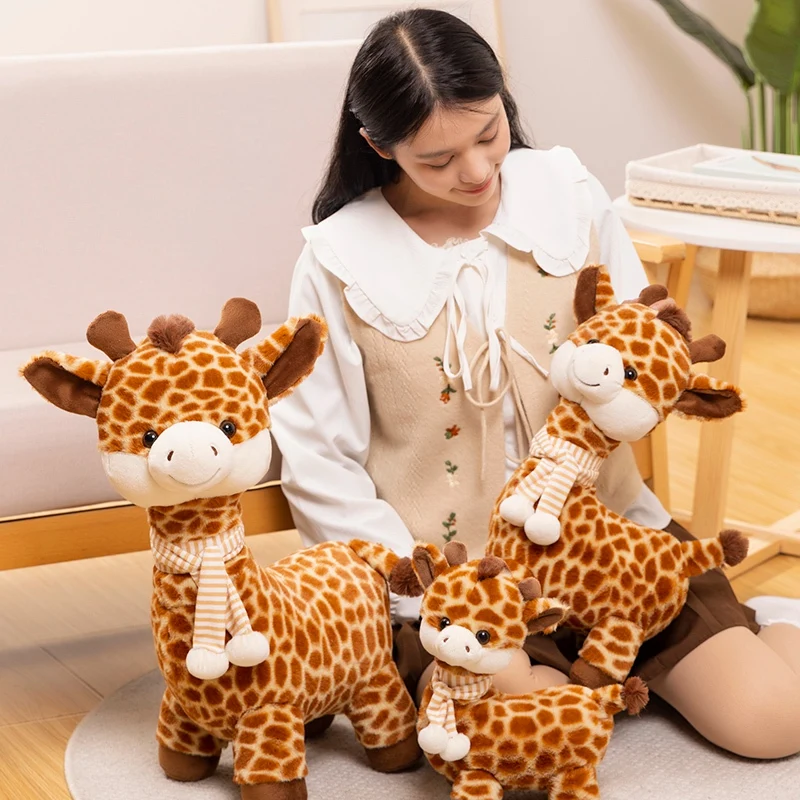 Baby Giraffe Stuffed Animal ｜ 30/45/55cm Giraffe Plush - Party Gift Zoo Plush Animal -8